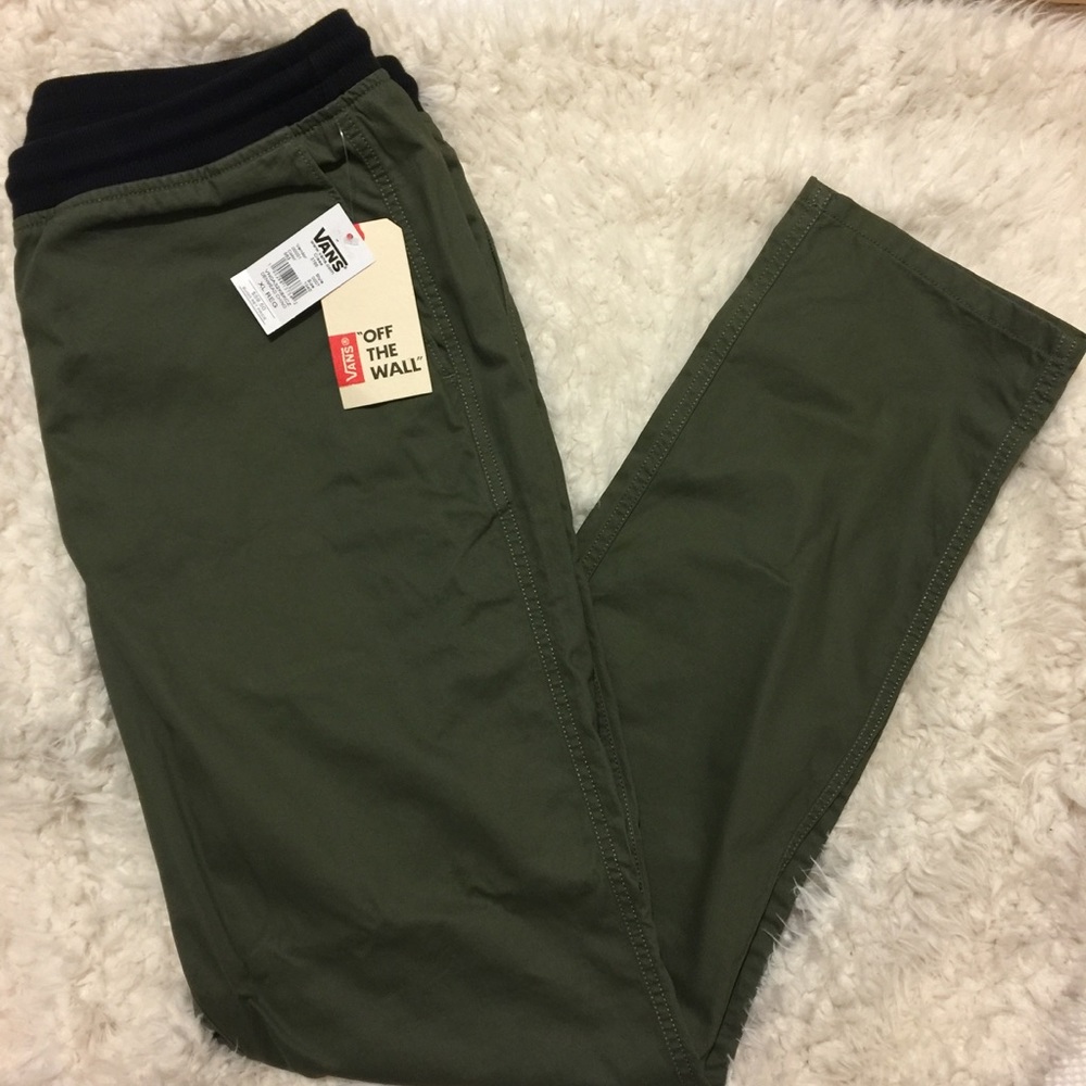 Vans Army Green Jogger Top Skinny Pants